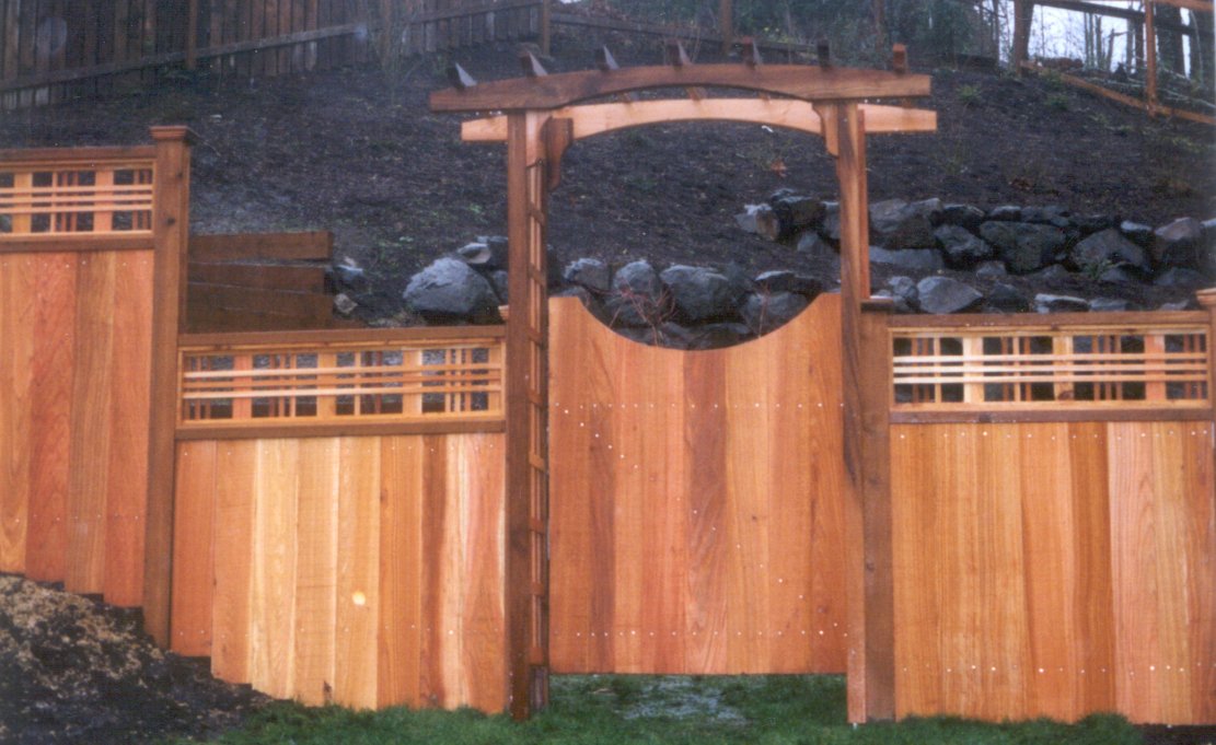 Garden Arbor with Gate