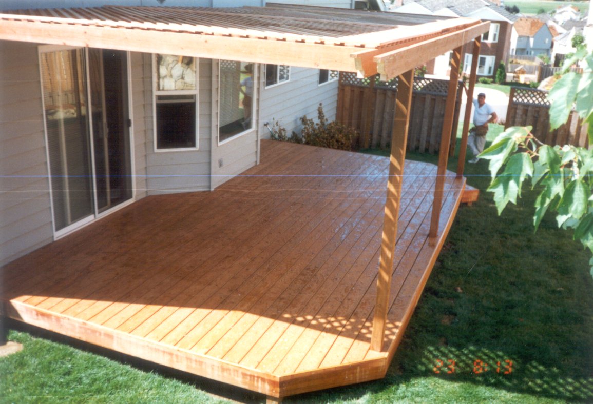 Wood Deck Railings