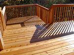 Deck with Cedar Rail