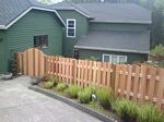 Gate with Dog Ear Fence