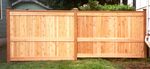 Picture Frame Fence with 3' Rails